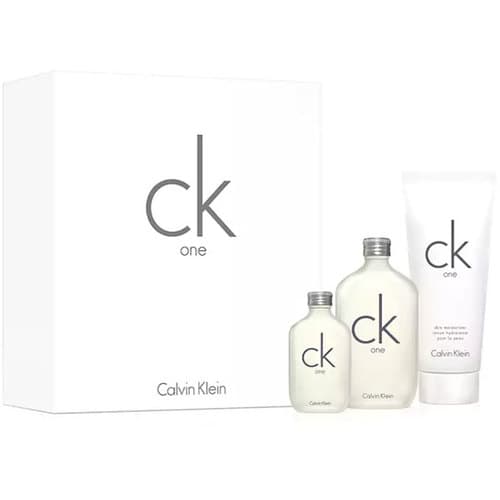 CK One SET EDT 100 ml + EDT 15 ml + Gel de Banho 100 ml