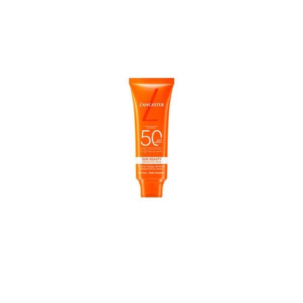 Protetor Solar Lancaster Sun Beauty Creme Facial Mineral Pele Sensível FPS50 30ml