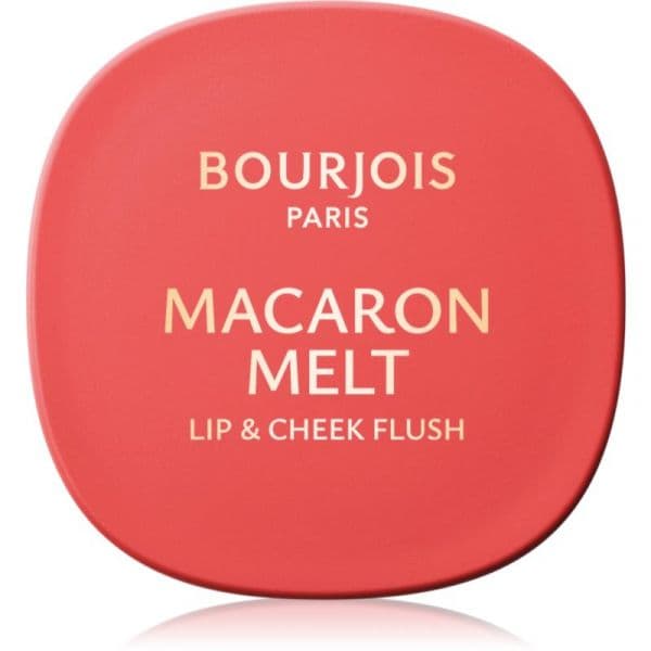 Bourjois Blush Macaron Melt 2 em 1 para Bochechas e Lábios #3 Pêssego Tatin 8g