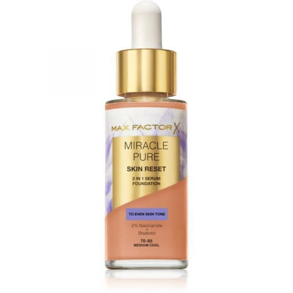 Max Factor Miracle Pure Skin Reset Base 70-85 Medium Cool 30ml