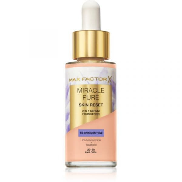 Max Factor Base Miracle Pure Skin Reset 20-35 Fair Cool 30ml