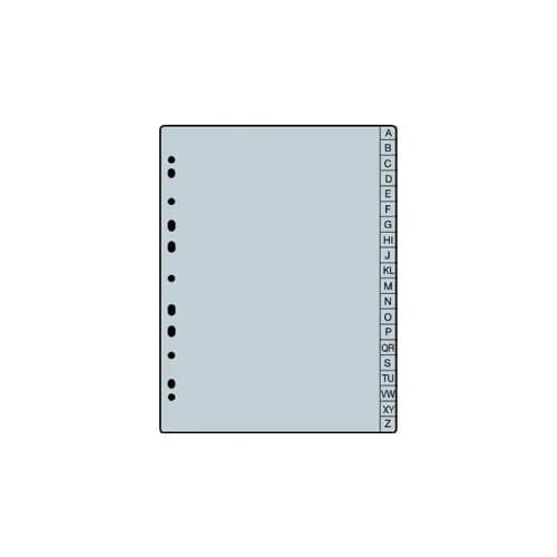 Roma Pack Separadores A5 PP 0,13 A/Z - 1671030