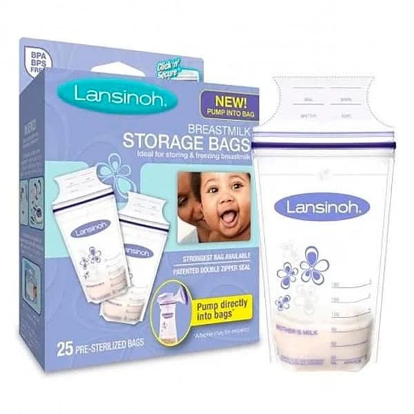 Lansinoh Sacos Leite Materno 180ml x 25 Unidades