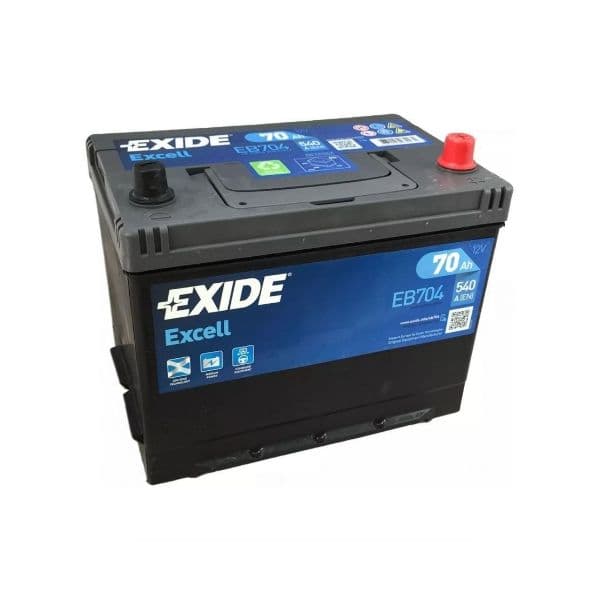 Exide Bateria Excell 70ah 540en +d. Eb704
