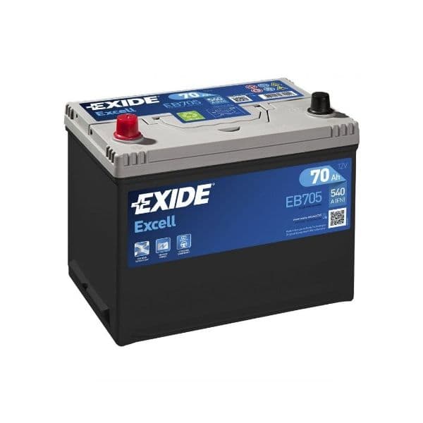 Exide Bateria Excell 70ah 540en D26 +i. Eb705