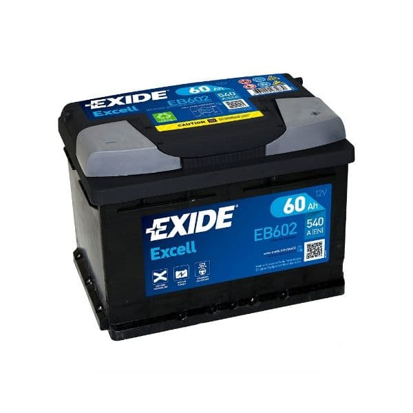 Exide Bateria Excell 60ah 530en Lb2+d. Eb602
