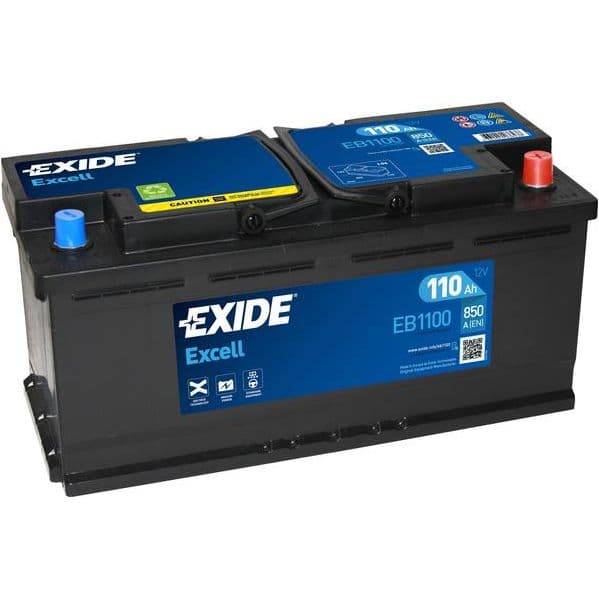 Exide Bateria Excell 110ah 850en L6+d. Eb1100