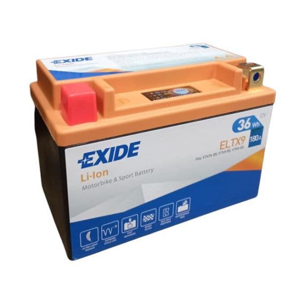 Exide Bateria Moto Ion-litio 180a +i. Eltx9