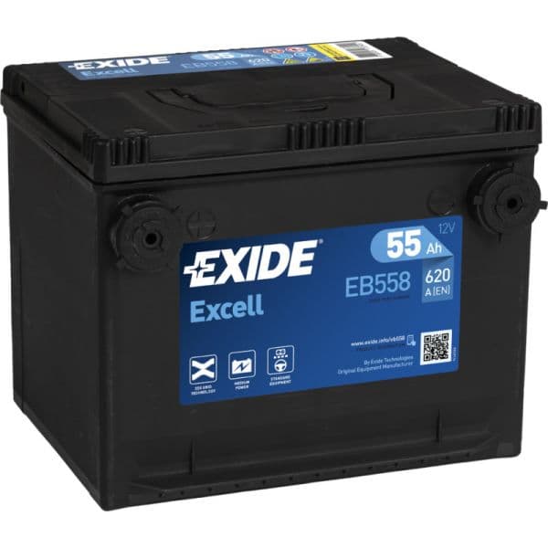 Exide Bateria Excell 60ah 620en G75+i. Eb558