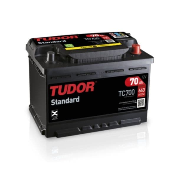 Tudor Bateria Standard 70ah 640en L3+d. Tc700