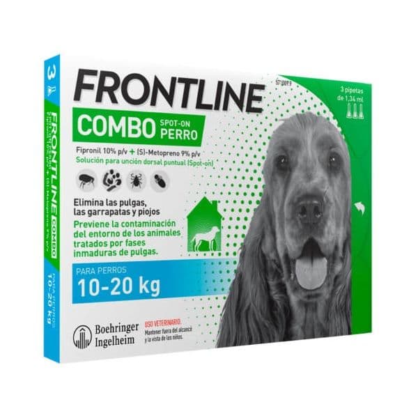 Frontline Combo Cão 10-20Kg 3 Pipetas