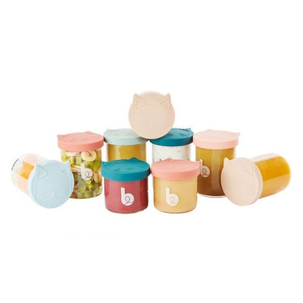 Babymoov 6 Recipientes 250ml + 3 Recipientes 120ml Vidro Isy