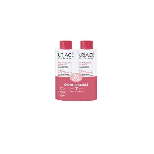 Uriage Água Micelar Termal Pele Sensível 2x500ml