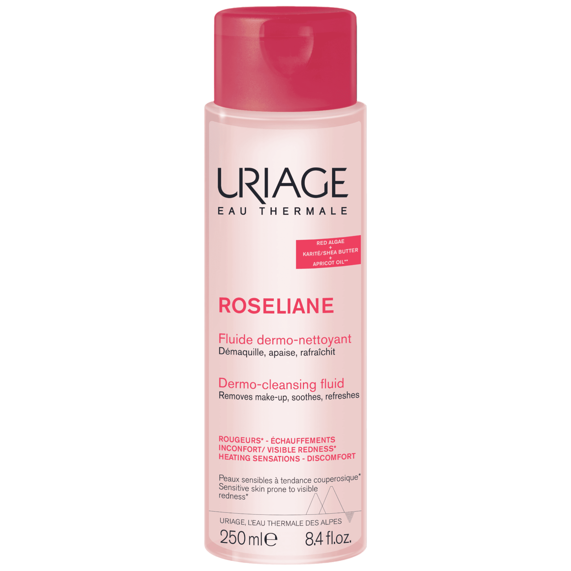 ROSELIANE Limpador facial anti-vermelhidão com ÓLEO DE CALÊNDULA, ROSA E DAMASCO