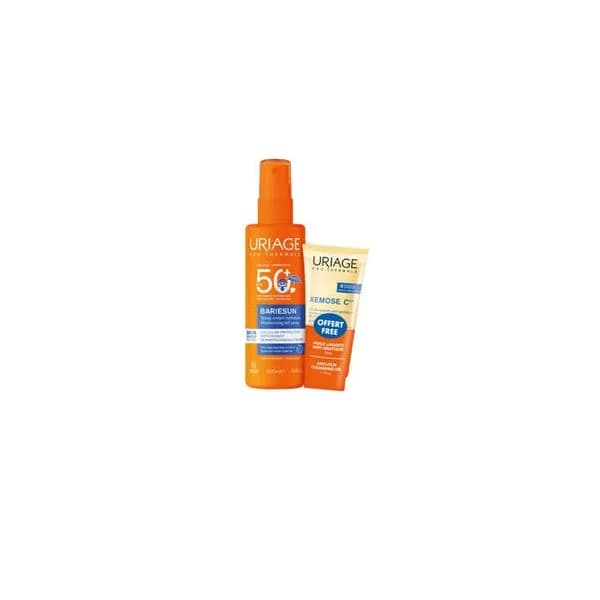 Protetor Solar Uriage Bariésun Spray Invisível Crianças FPS50+ 200ml + Xémose Óleo 50ml