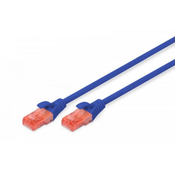 Digitus Cabo de Rede UTP RJ45 Cat 6e 50cm Azul
