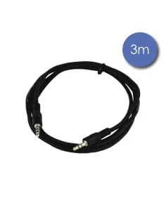 Câble 3m - MINI JACK STEREO Mâle - MINI JACK STEREO Mâle
