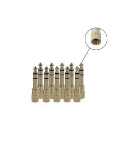 Adaptateur Casque A Vis Métal Plaque Or - Pack De 10