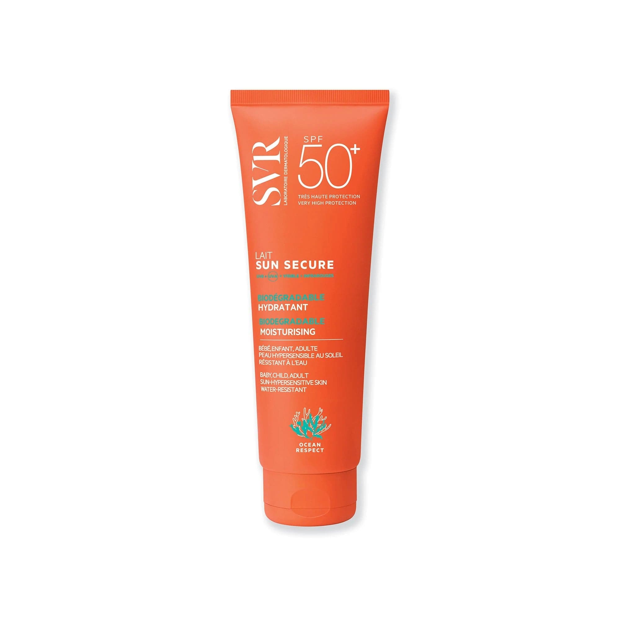 SVR Sun Secure Lait SPF50+ 250mL – Proteção & Hidratação