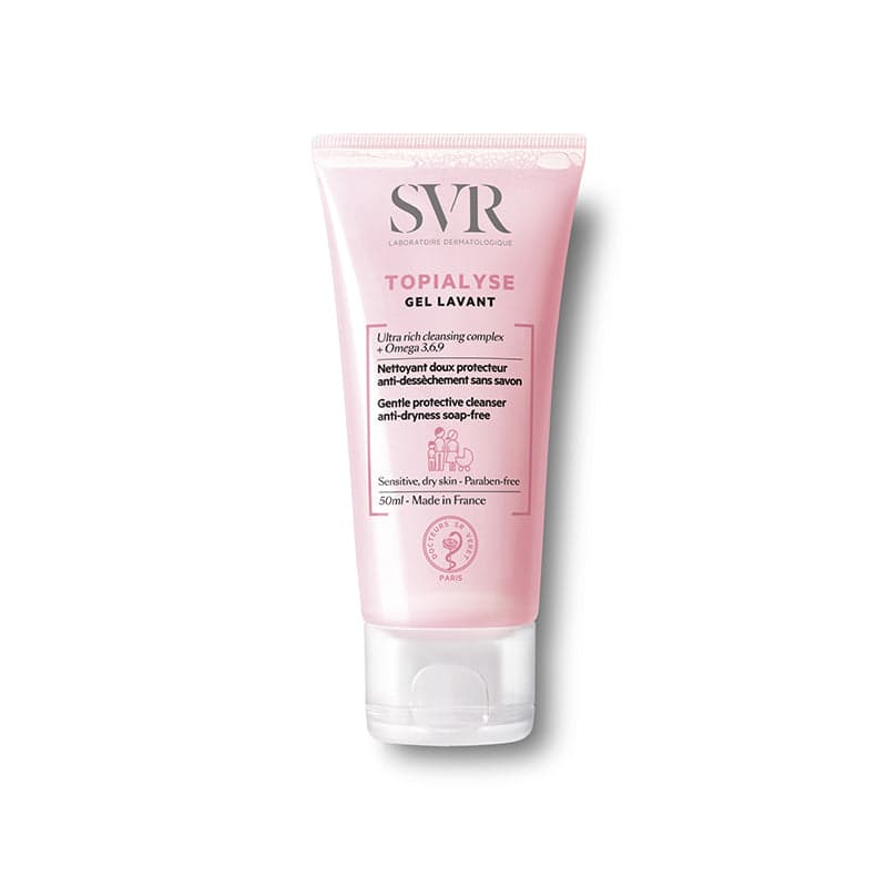 SVR Topialyse Gel Lavante 50mL – Limpeza Anti-Desidratação