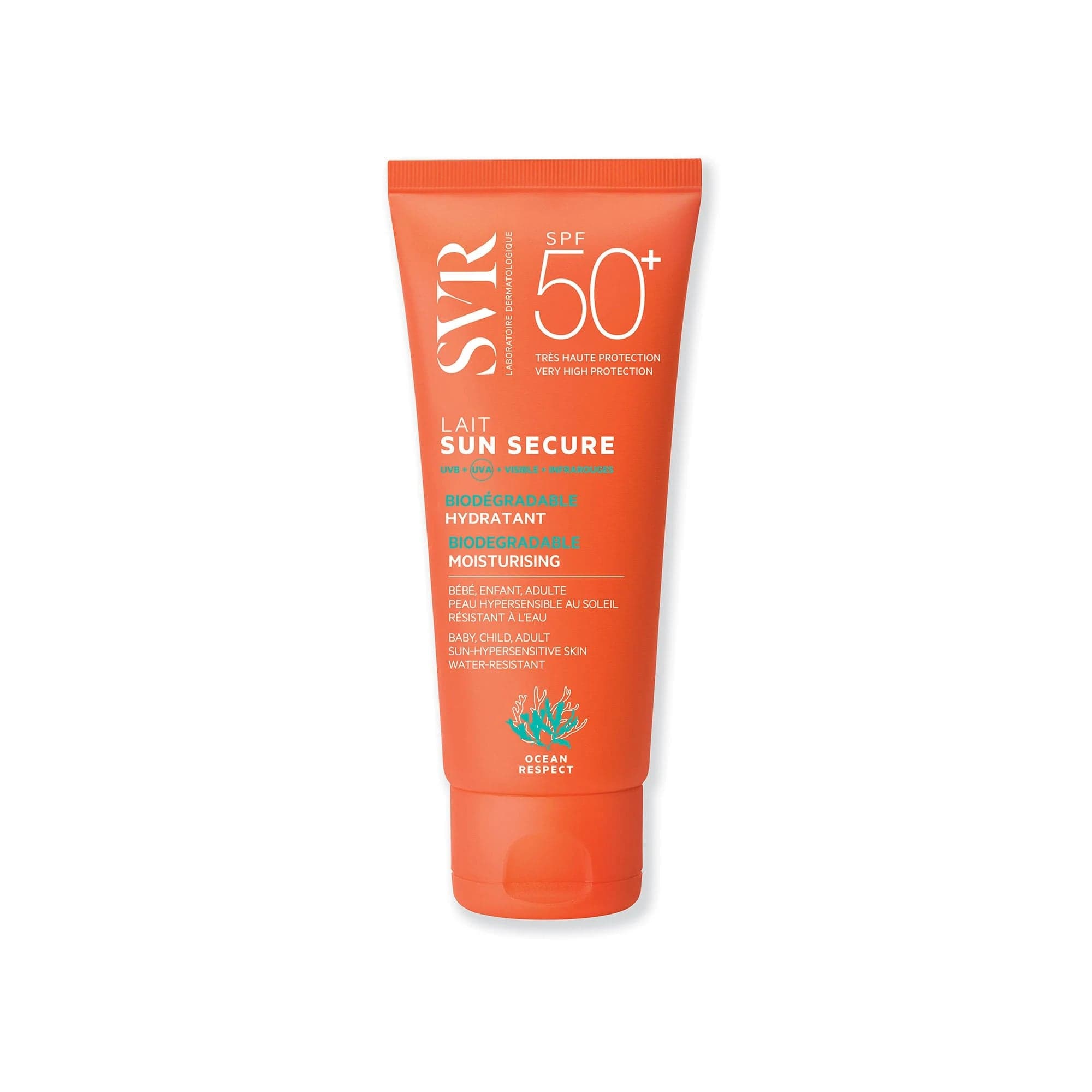SVR Sun Secure Lait SPF50+ 100mL – Proteção & Hidratação