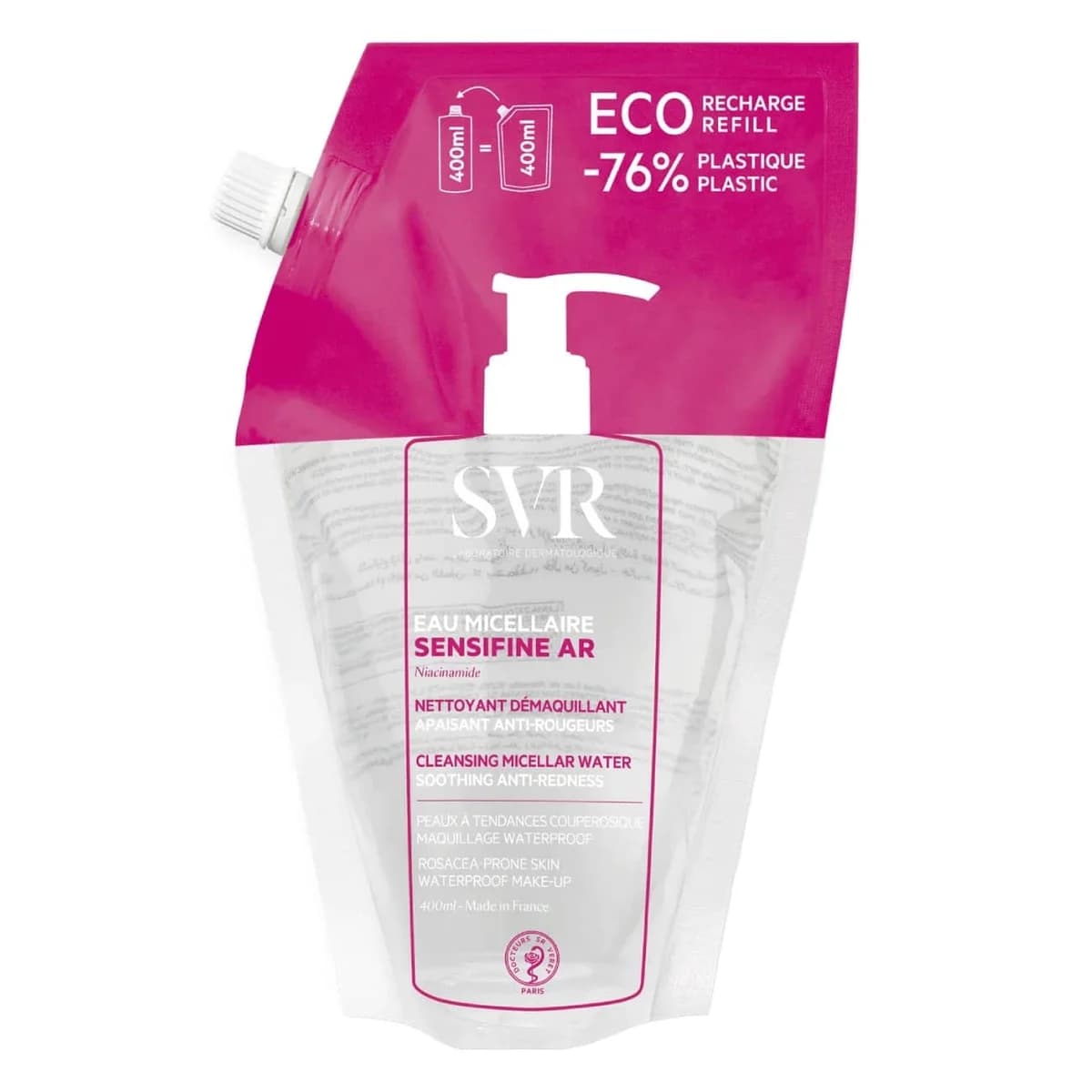 SVR Sensifine AR Água Micelar Recarga 400ml