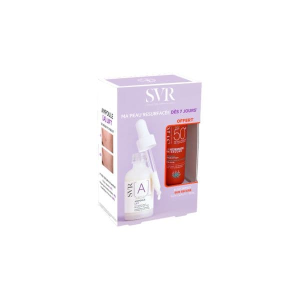 SVR A Lift Ampoule Sérum 30ml + Sun Secure Blur sem Perfume SPF50+ 15ml Coffret