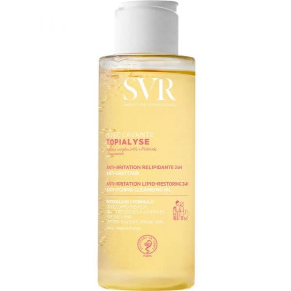SVR Topialyse Óleo Lavante Micelar e Relipidante para Pele Seca e Atópica 100ml