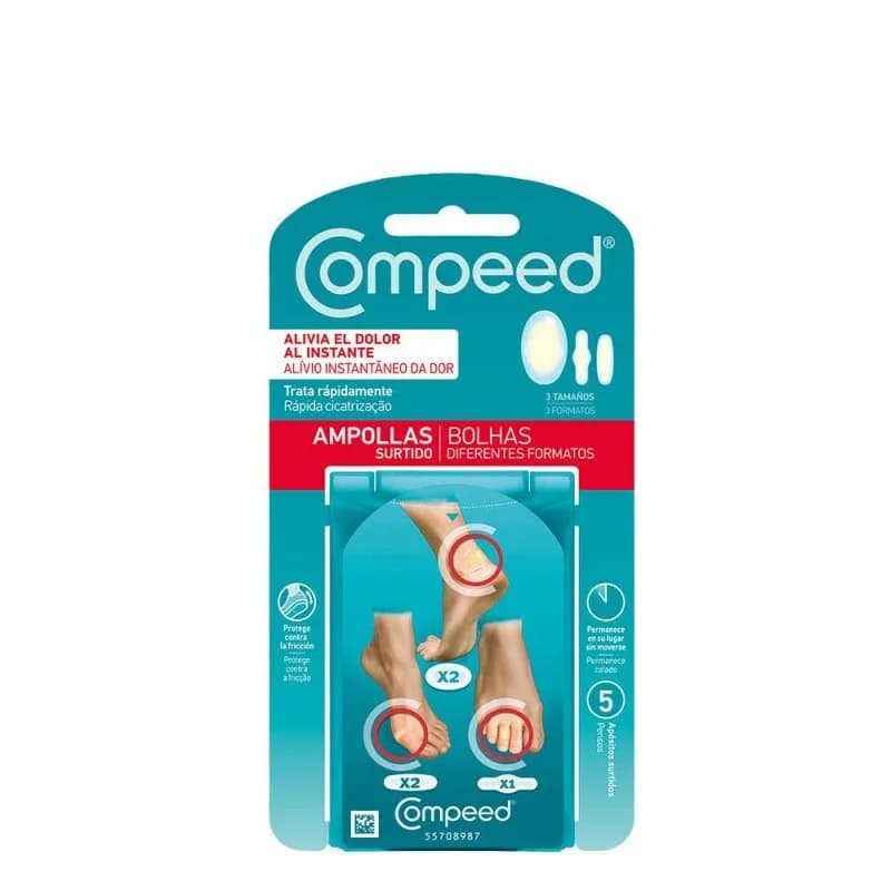 pensos compeed bolhas sortido 5un
