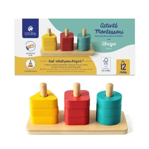Abaco - Formas e Cores Montessori