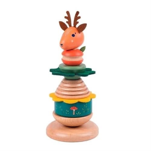 Torre de Madeira para Empilhar - Pequeno Bambi - Nature & Découvertes