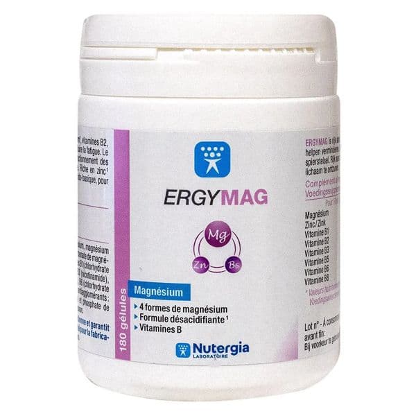 Nutergia Ergymag Magnésio 180 Cápsulas