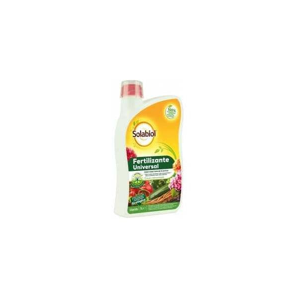 Solabiol, Fertilizante Universal Líquido, Orgánico para Plantas Verdes y Huertos, Gris, 1 Litro 286601089