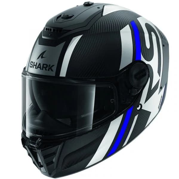 Shark Capacete Spartan Rs Carbon Shawn Mat Carbon / Blue / Silver M