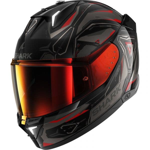 Shark Capacete Skwal i3 Link Black / Anthracite / Red M