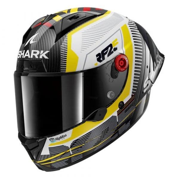 Shark Capacete Integral Aeron-GP Replica Raul Fernandez Carbon / White / Yellow L