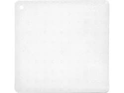 tapete antiderrapante auchan essencial pvc transparente 53x53cm