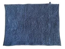 tapete casa de banho 95% poliester reciclado actuel 900g azul 50x70cm