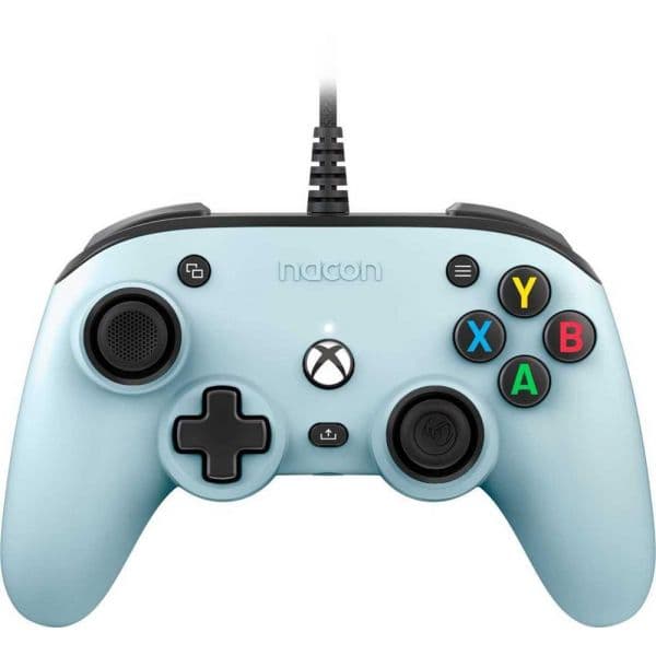 Nacon Pro Compact Controller Comando Azul Pastel com Fio para PC/Xbox One/Xbox Series