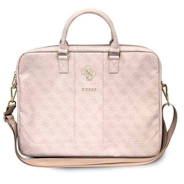 Guess Mala 4G Big Logo para Portátil até 16'' Rosa