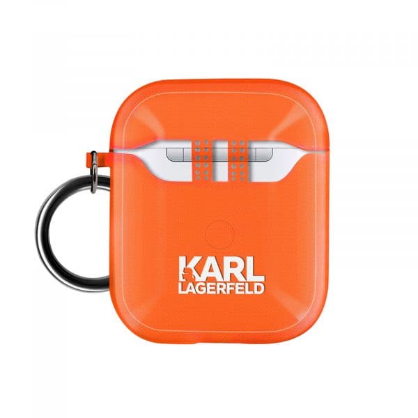 Karl Lagerfeld Capa AirPods Original Laranja