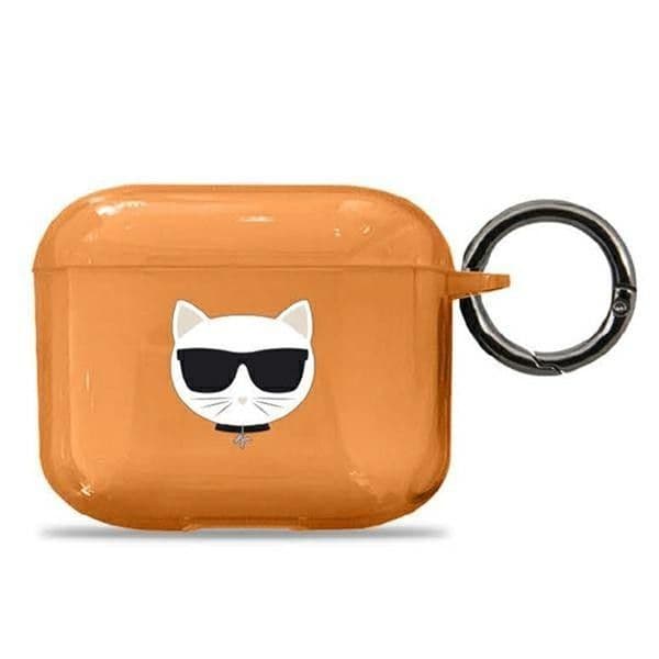 Karl Lagerfeld Capa Kla3uchfo AirPods 3 Orange / Orange Choupette