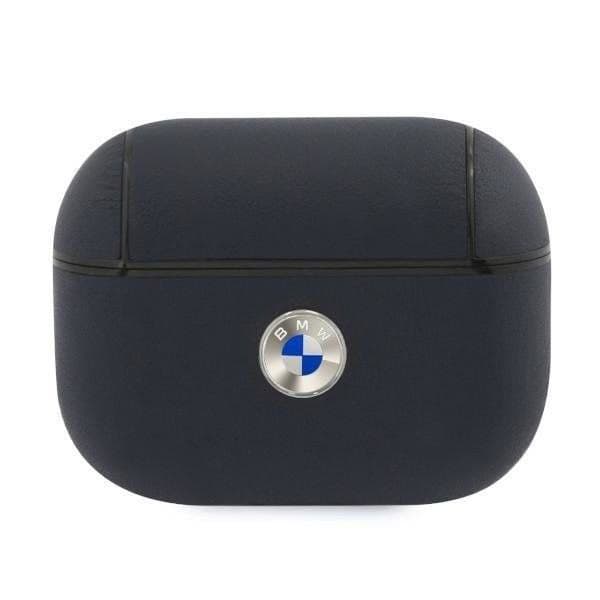 Bmw Capa Bmapsslna AirPods Pro Granatowy/navy Geniune Leather Silver Logo
