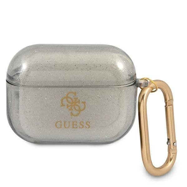 Guess Capa Guapucg4gk AirPods Pro Black / Black + Glitter Collection