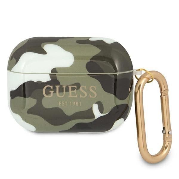 Guess Capa Guapucama AirPods Pro Green / Khaki Camo Collection