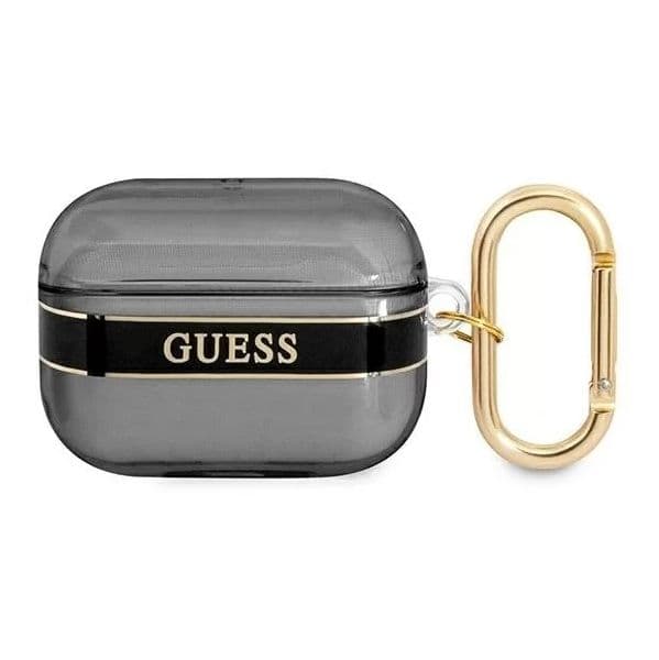 Guess Capa Guaphhtsk AirPods Pro Preta/preta Strap Collection