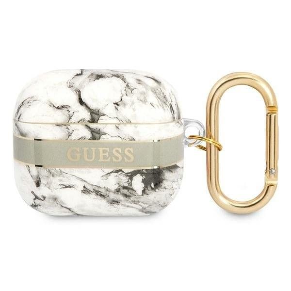 Guess Capa Gua3Hchmag AirPods 3 Cinza Cinza Marble Strap Collection