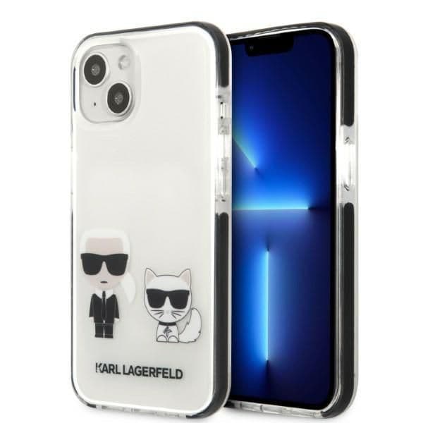Karl Lagerfeld Capa Karl&Choupette para iPhone 13 mini White