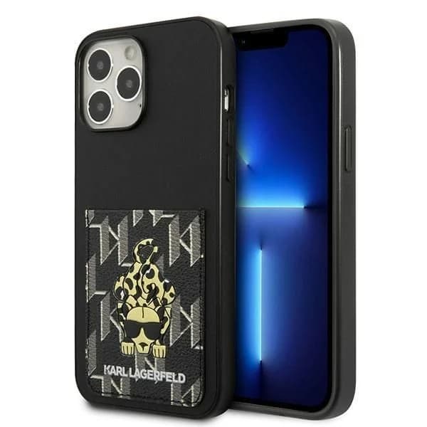Karl Lagerfeld Capa Karlimals Cardslot para iPhone 13 Pro Max Black