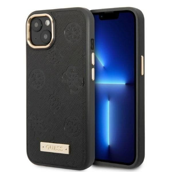 GUHMP13MSAPSTK iphone 13 6.1" Black/black Hardcase Peony Logo Plate Magsafe